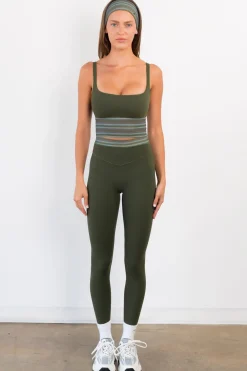 Cloud II™ Accent Pant - Olive Stripe