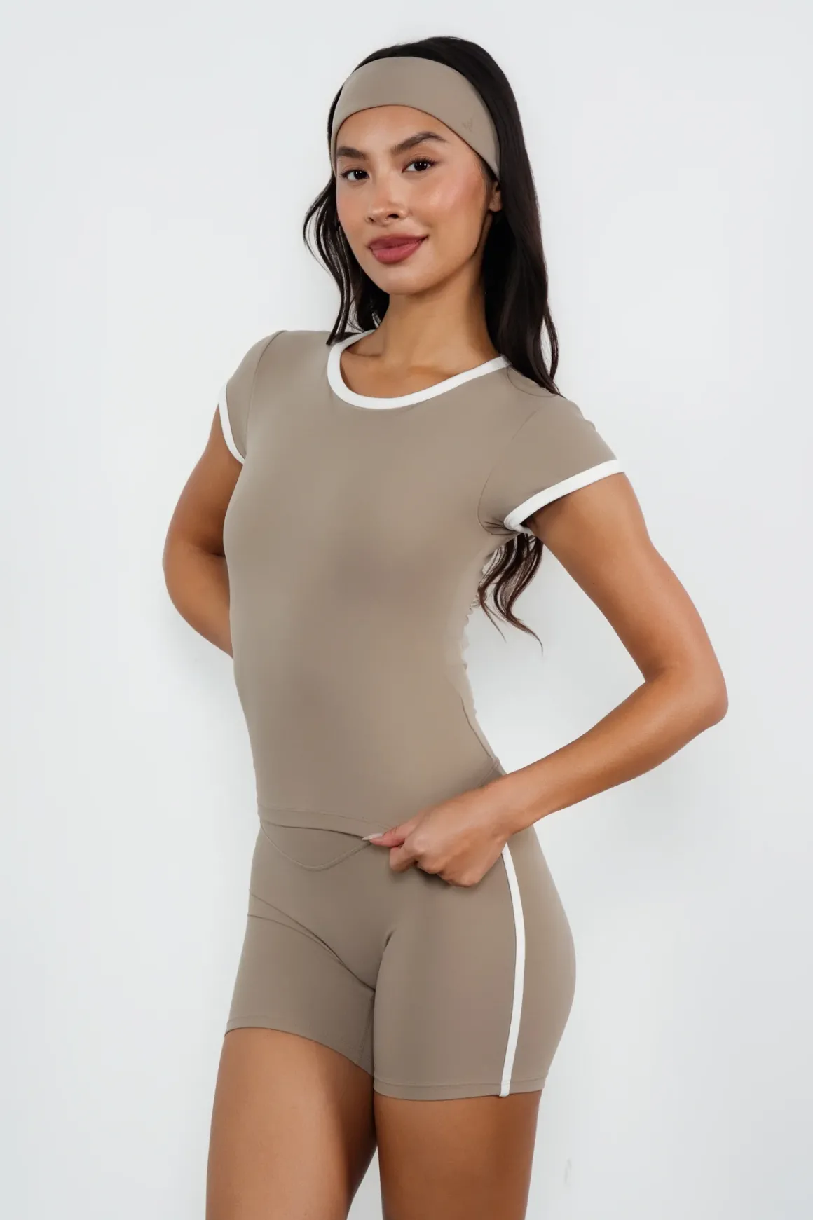 Cloud II™ Bra Tee - Cashew Contrast