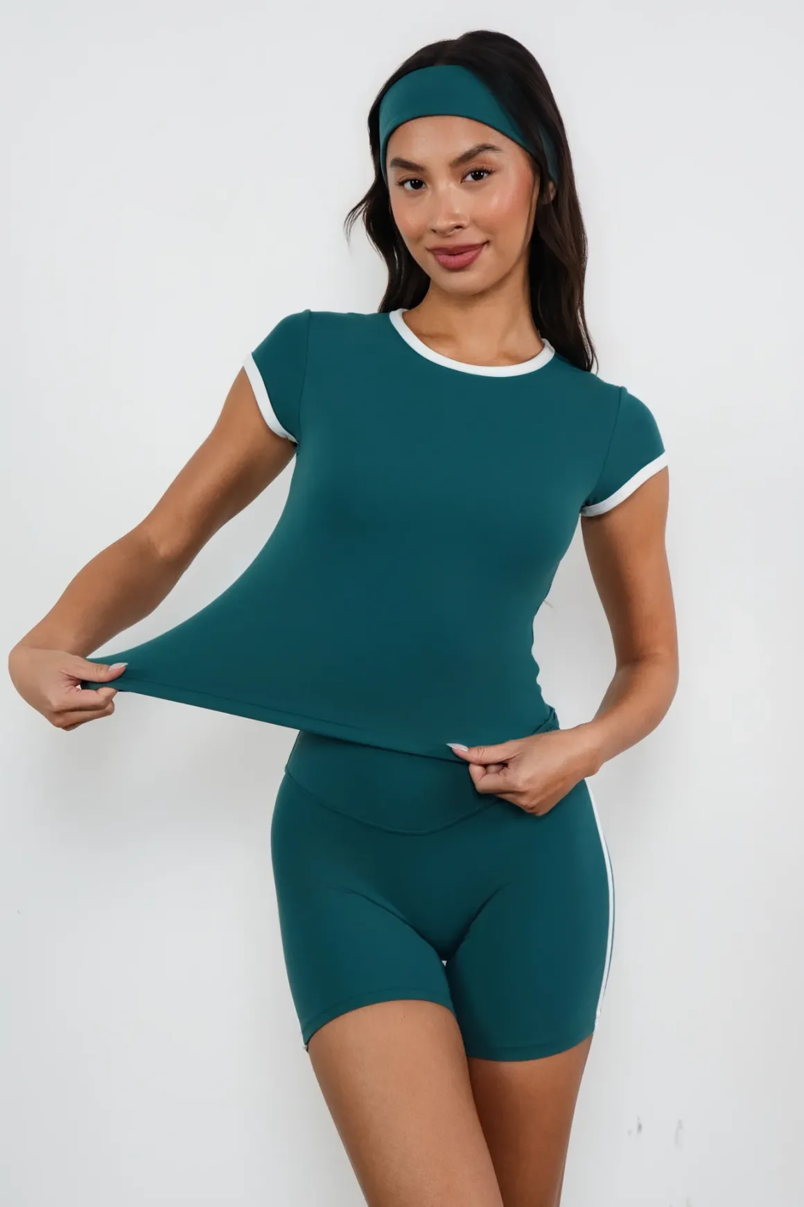 Cloud II™ Bra Tee - Spruce Contrast