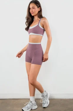 Cloud II™ Contrast Volley Short - Earthy Plum