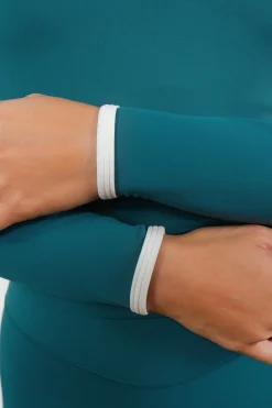 Cloud II™ Fitted Half Zip - Spruce Contrast