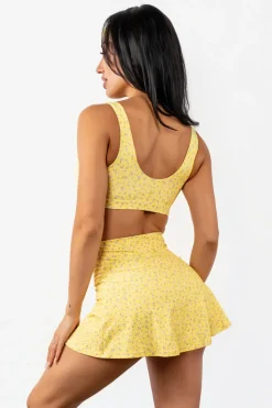 Cloud II™ Flutter Skort - Sunny Microfloral