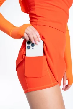 Cloud II™ Game Skort - Blood Orange
