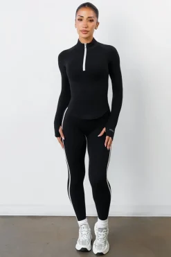 Cloud II™ Half Zip Top - Midnight Contrast