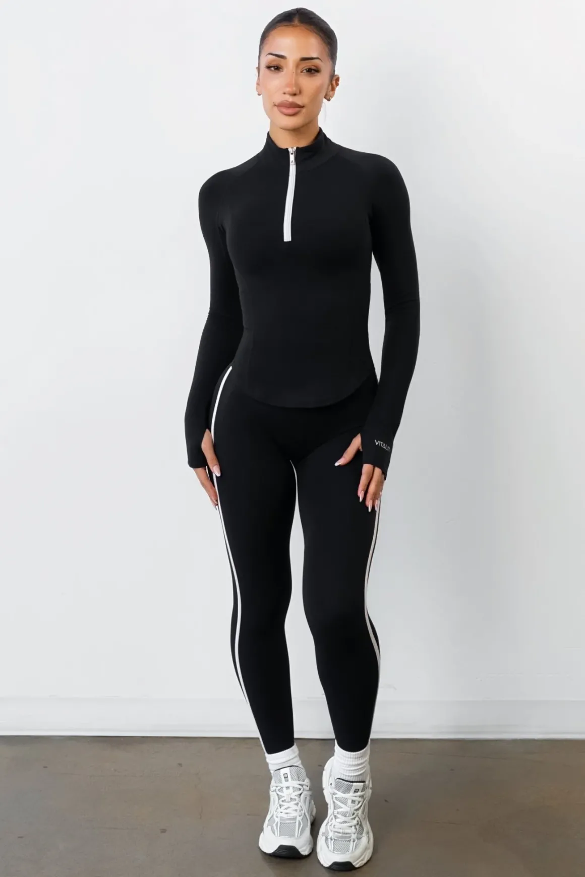 Cloud II™ Half Zip Top - Midnight Contrast