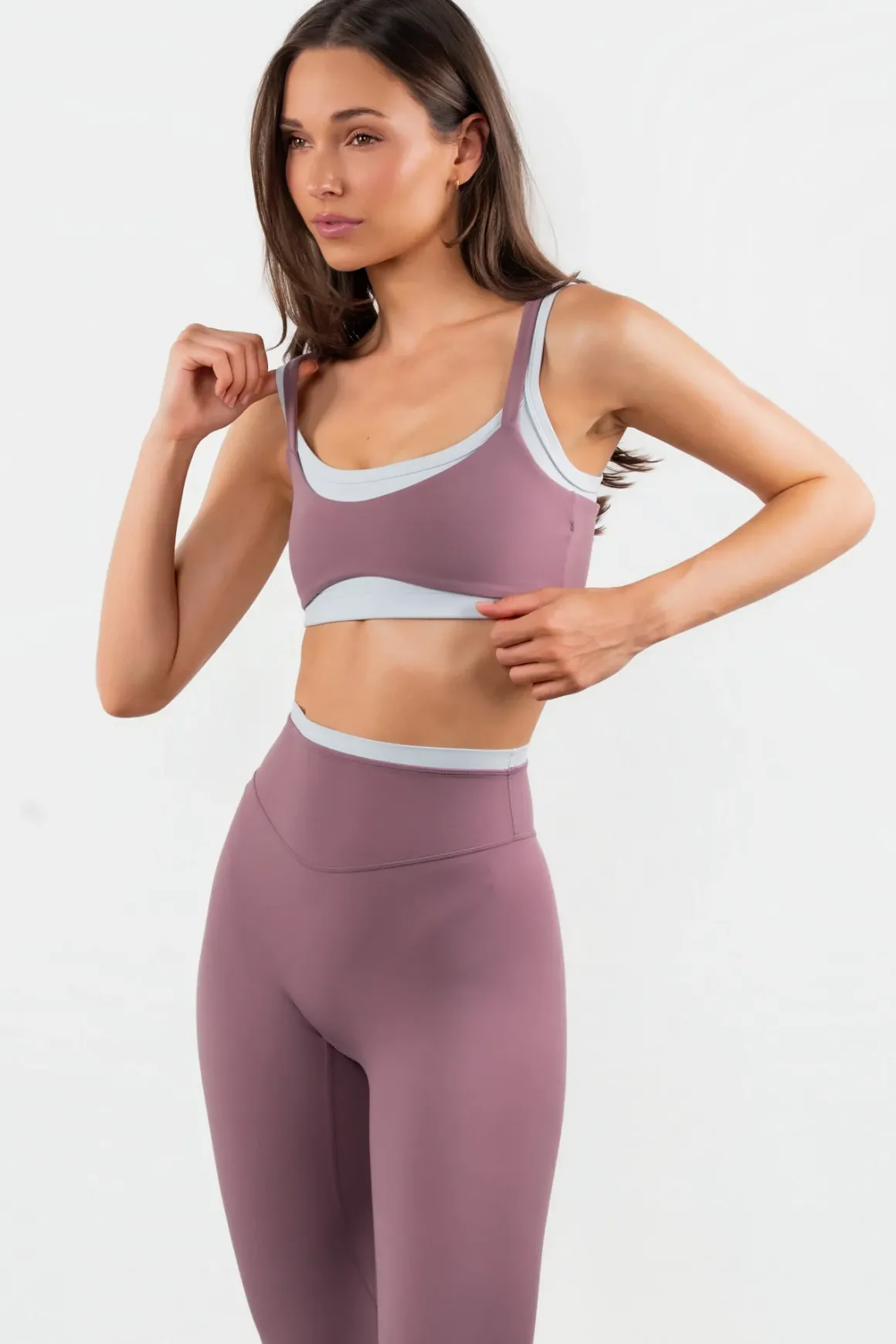 Cloud II™ Layered Bra - Earthy Plum