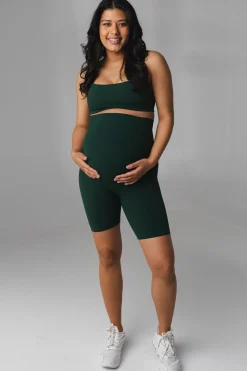 Cloud II™ Maternity Biker Short - Forest