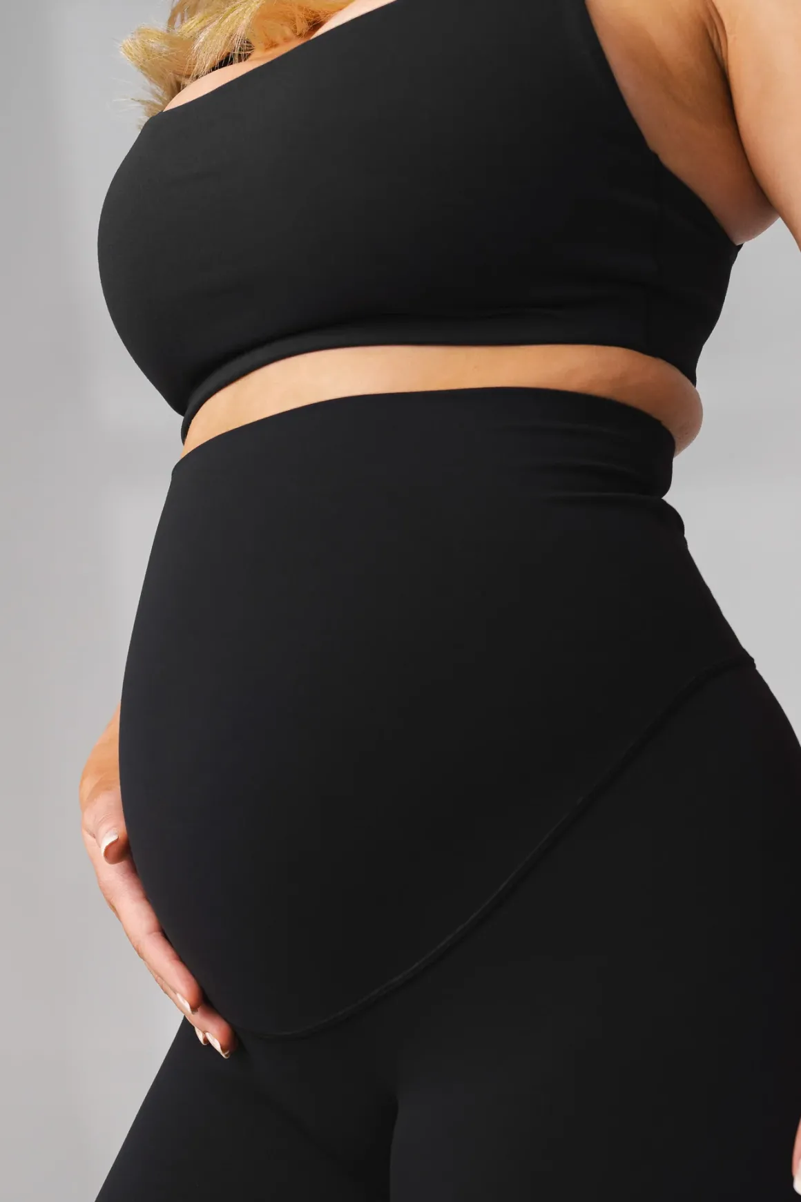 Cloud II™ Maternity Biker Short - Midnight