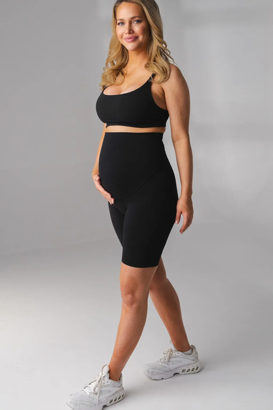 Cloud II™ Maternity Biker Short - Midnight