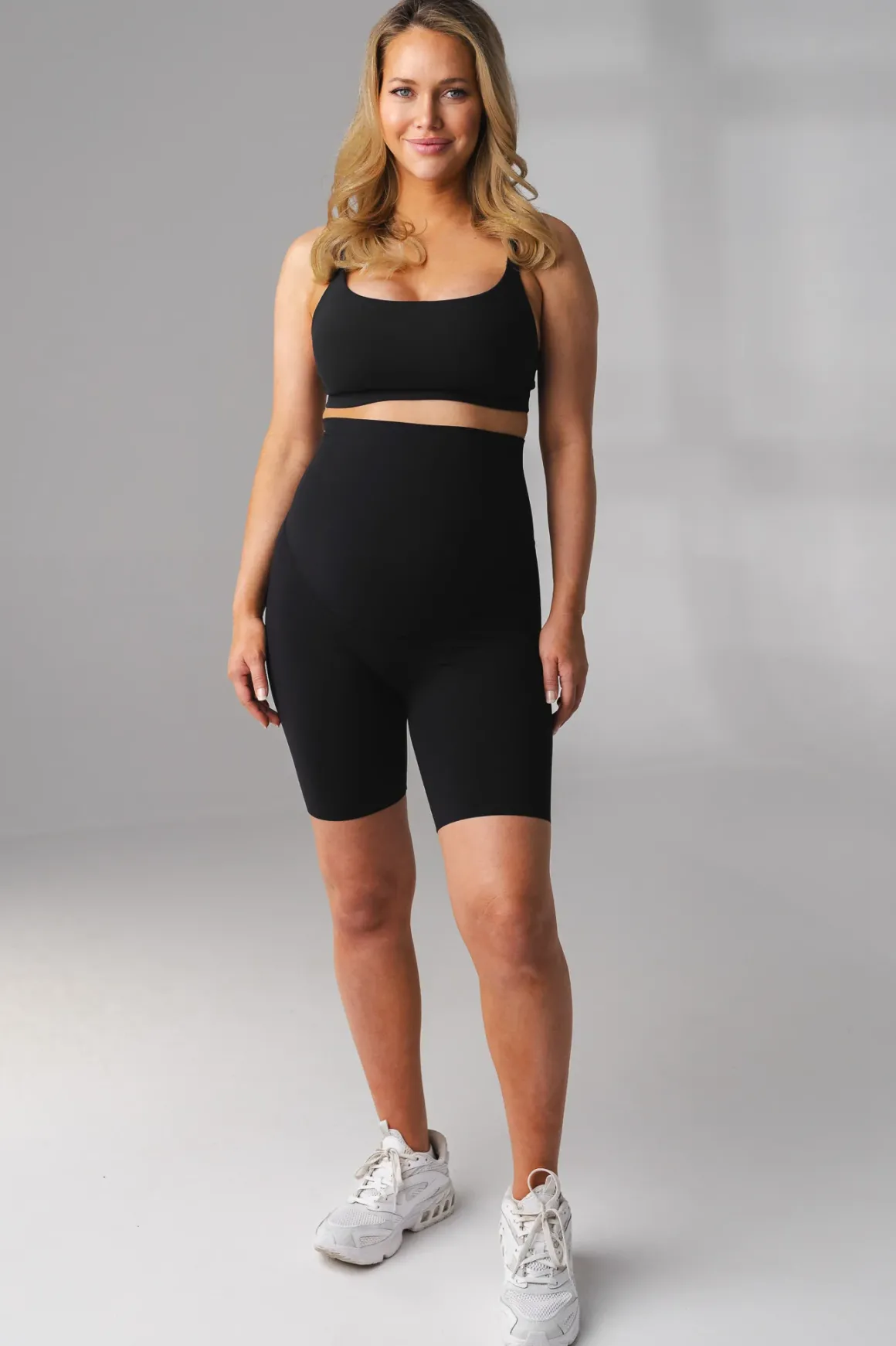 Cloud II™ Maternity Biker Short - Midnight