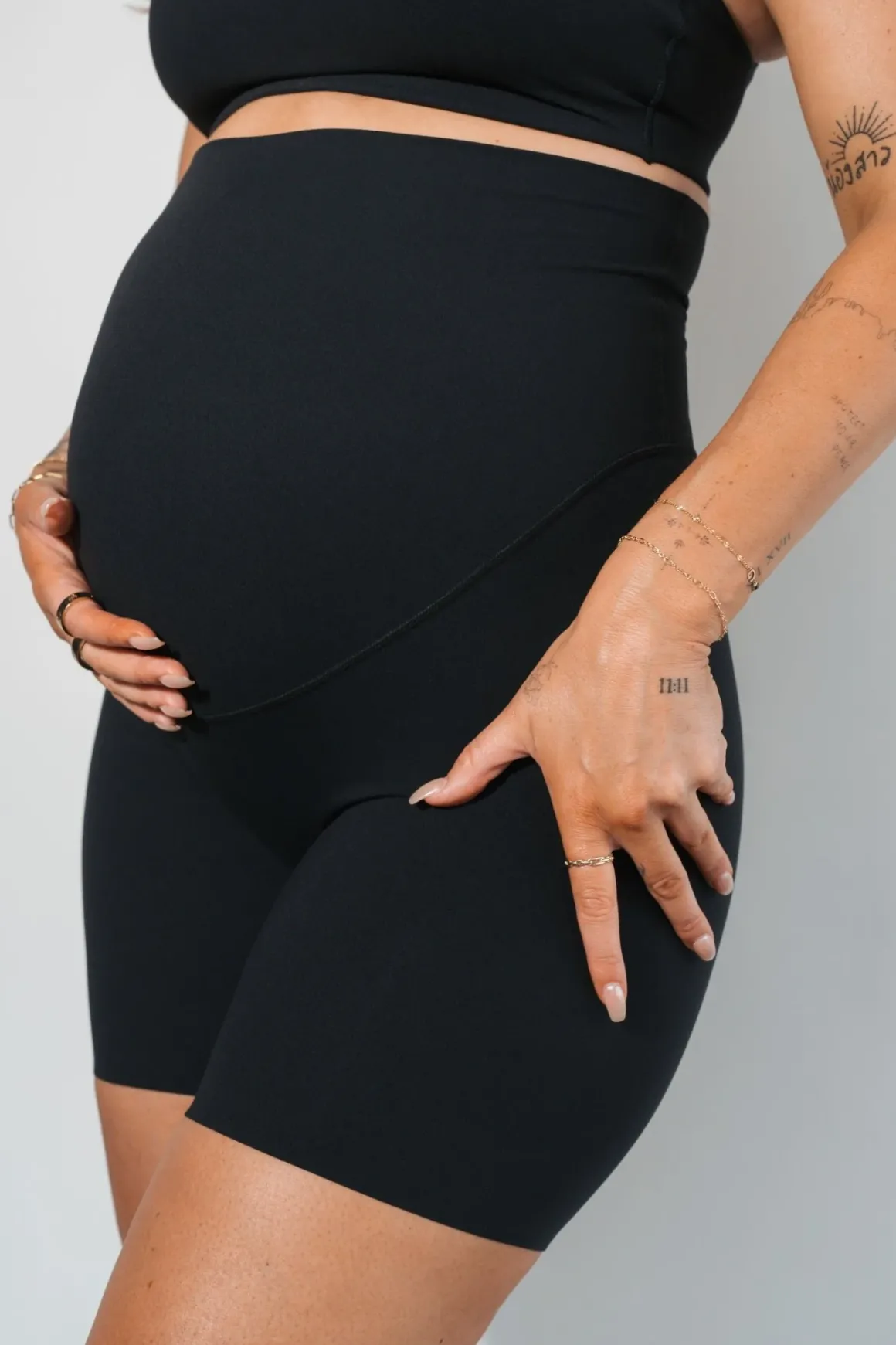 Cloud II™ Maternity Rider Short - Midnight