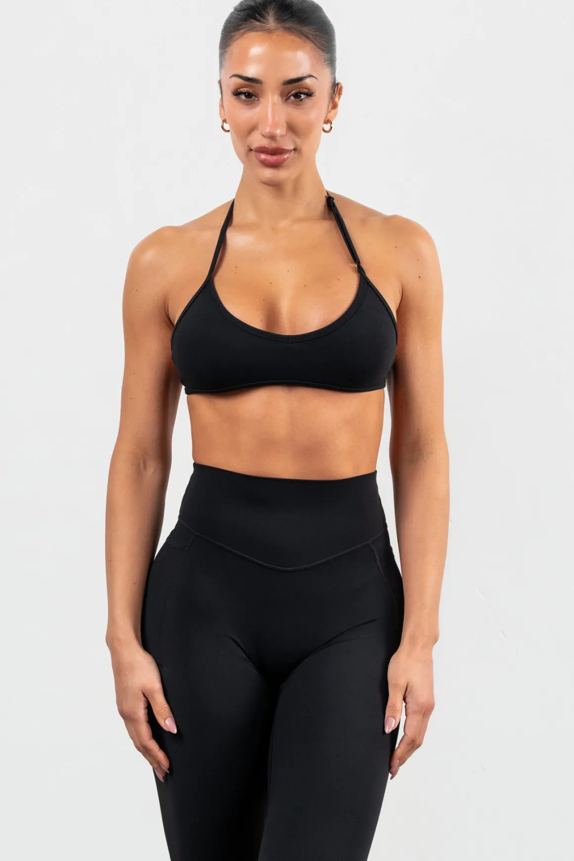 Cloud II™ Micro Halter Bra - Midnight