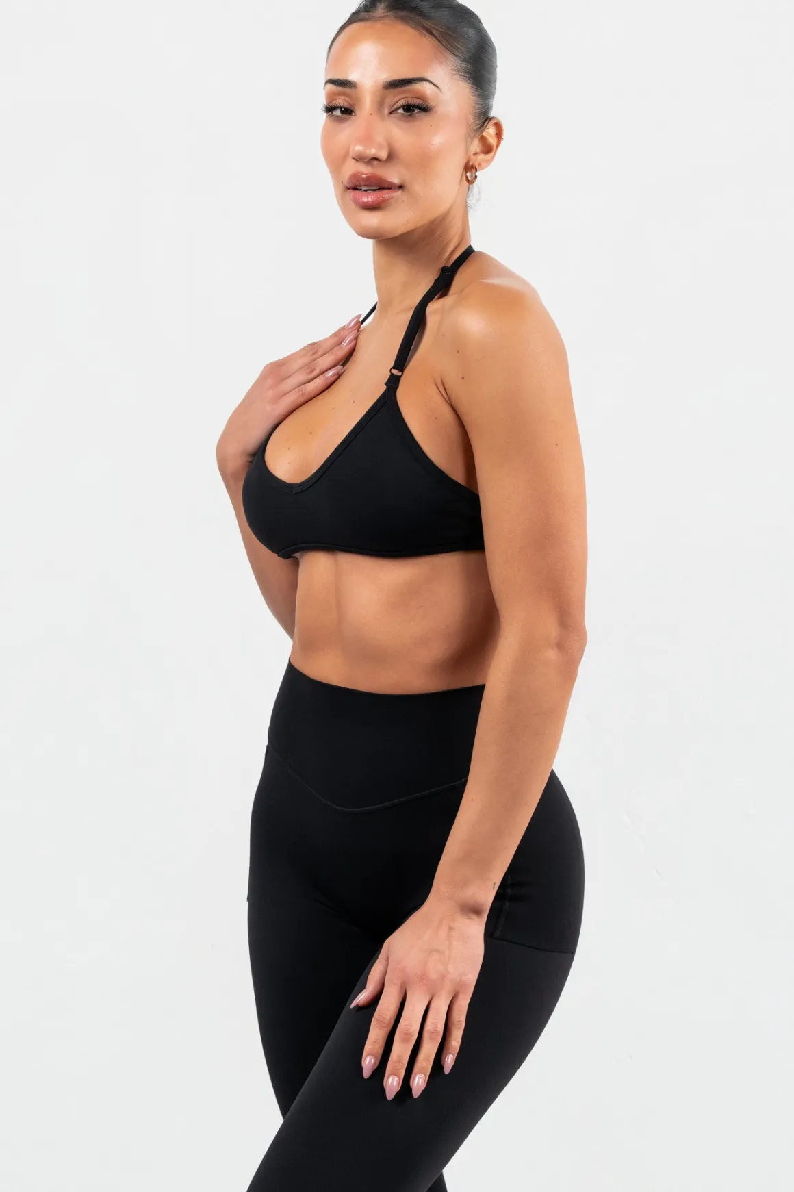 Cloud II™ Micro Halter Bra - Midnight