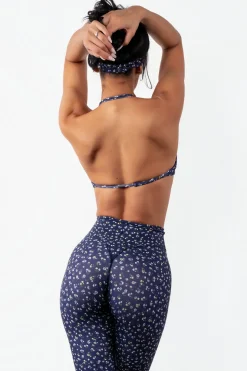 Cloud II™ Micro Halter Bra - Oxford Microfloral
