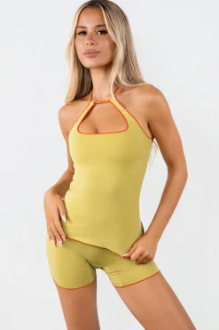 Cloud II™ Outline Keyhole Tank - Avocado Washed
