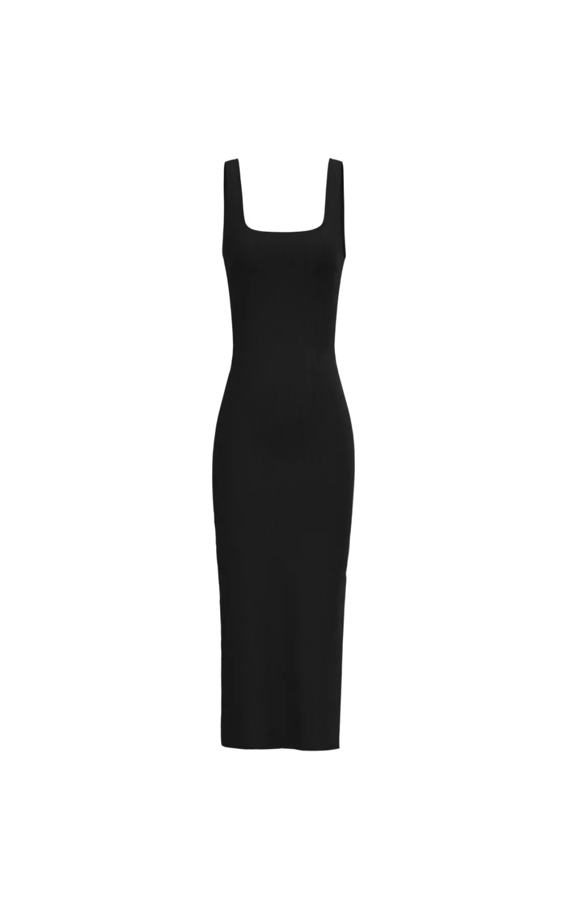 Cloud II™ Rib Basic Midi Dress - Midnight