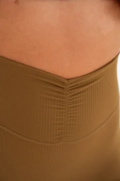 Cloud II™ Rib Cinch Wide Leg Trouser - Crocodile