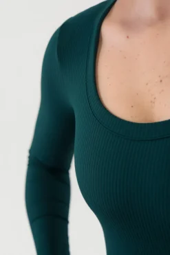 Cloud II™ Rib U Long Sleeve - Forest