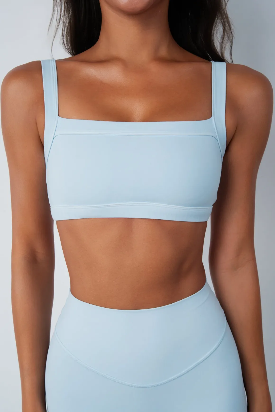 Cloud II™ Square Bra - Clear Sky Washed