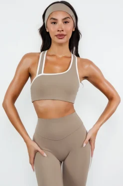 Cloud II™ Swoop Bra - Cashew Contrast