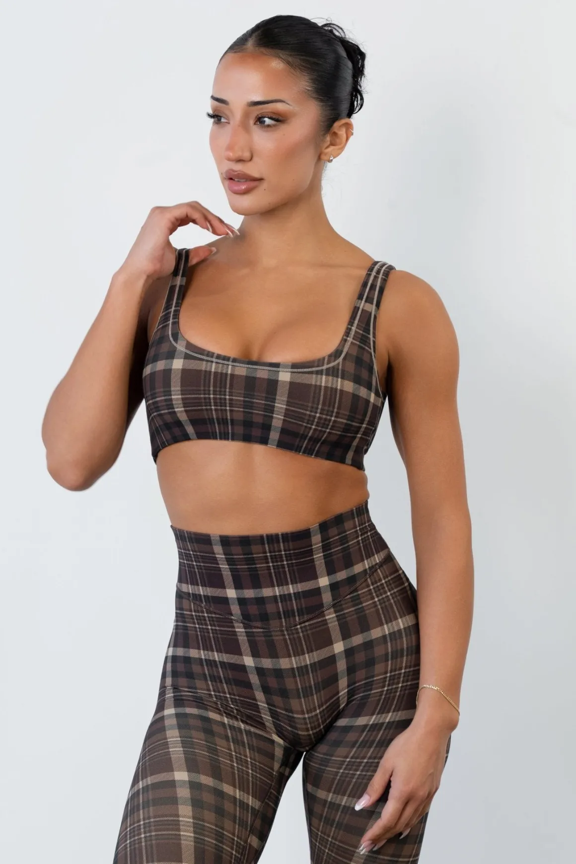 Cloud II™ U Bra - Espresso Plaid
