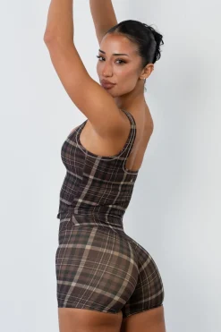 Cloud II™ U Tank - Espresso Plaid