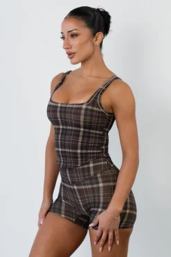Cloud II™ U Tank - Espresso Plaid