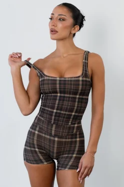 Cloud II™ U Tank - Espresso Plaid