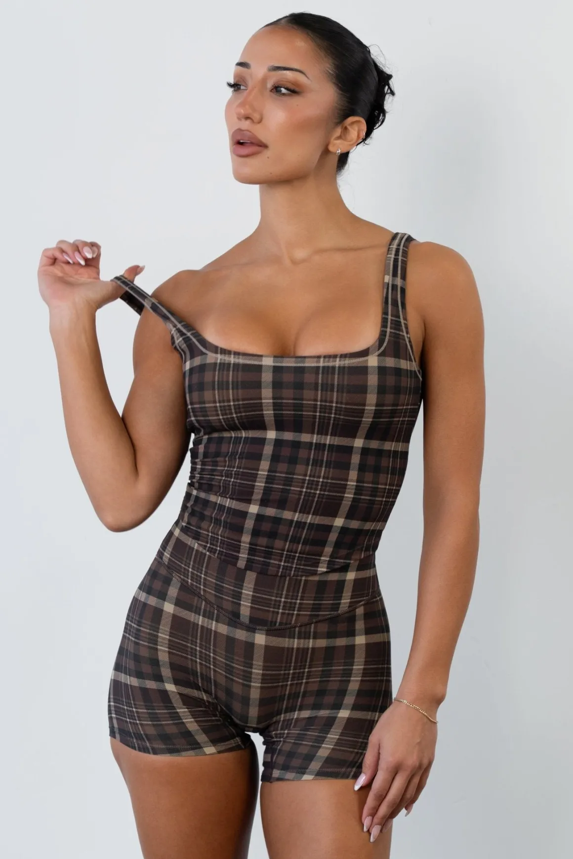 Cloud II™ U Tank - Espresso Plaid