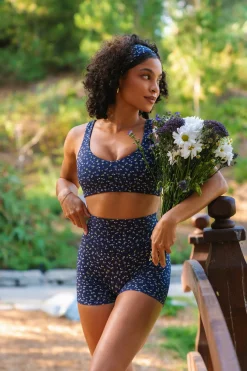 Cloud II™ V Bra - Oxford Microfloral