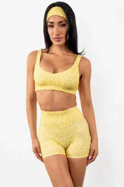 Cloud II™ V Bra - Sunny Microfloral