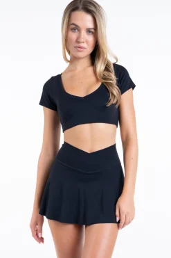 Cloud II™ V Cropped Tee - Midnight