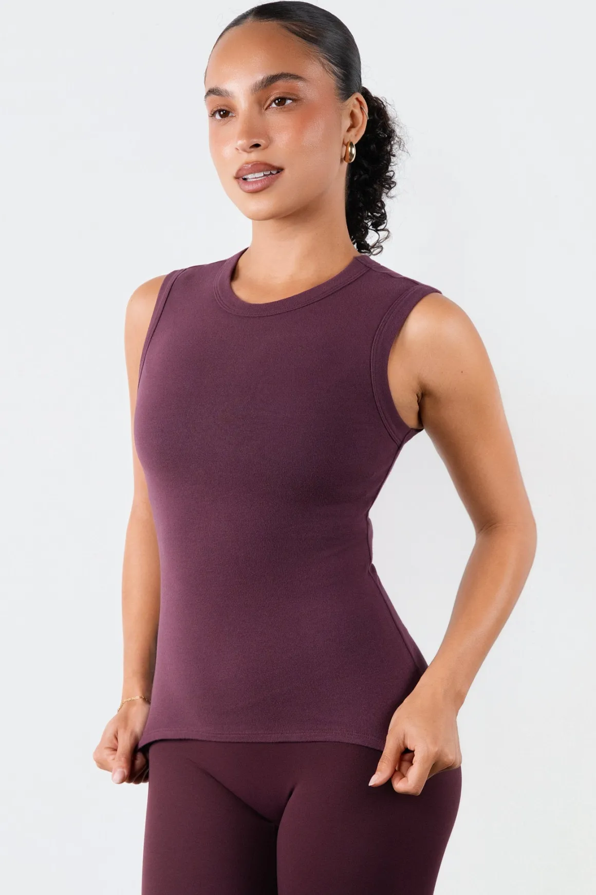 Vitality Basis® Muscle Tank - Wine