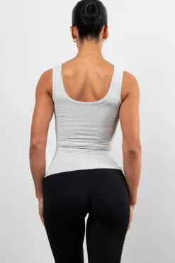 Vitality Basis® U Tank - Stone Heather