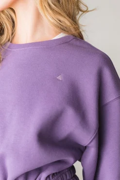Vitality Cozy® Crop Crew - Violet