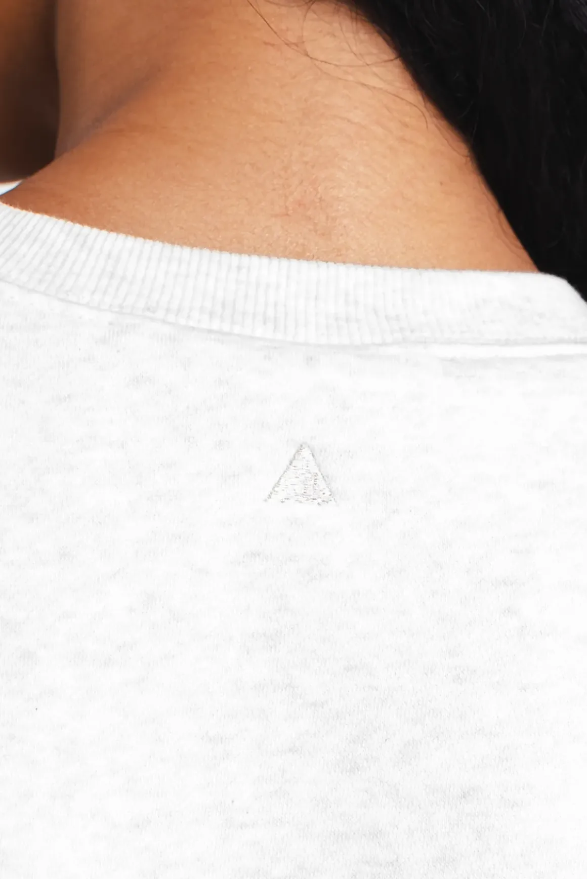 Vitality Cozy® Raw Hem Crop - Oat Marl - Varsity