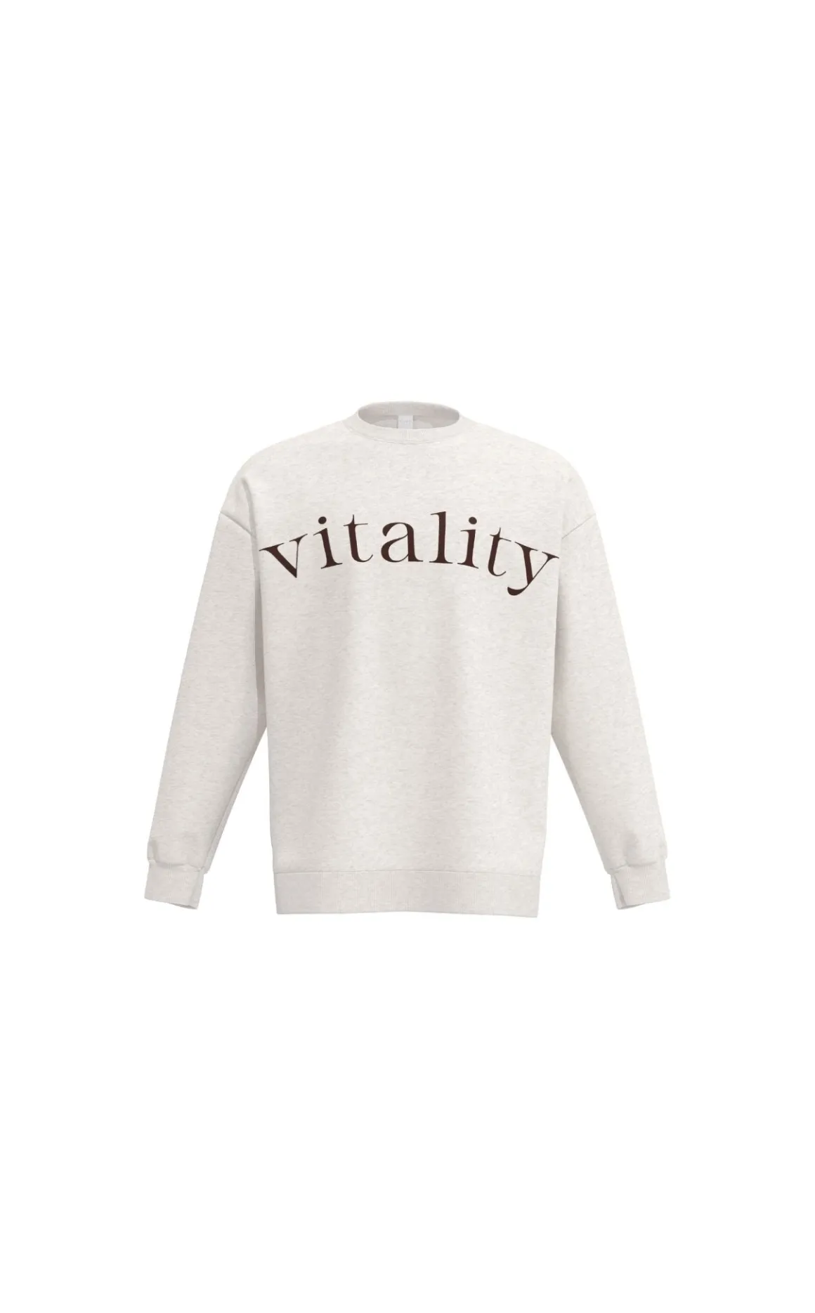 Vitality Cozy® Uni Crew - Oat Marl