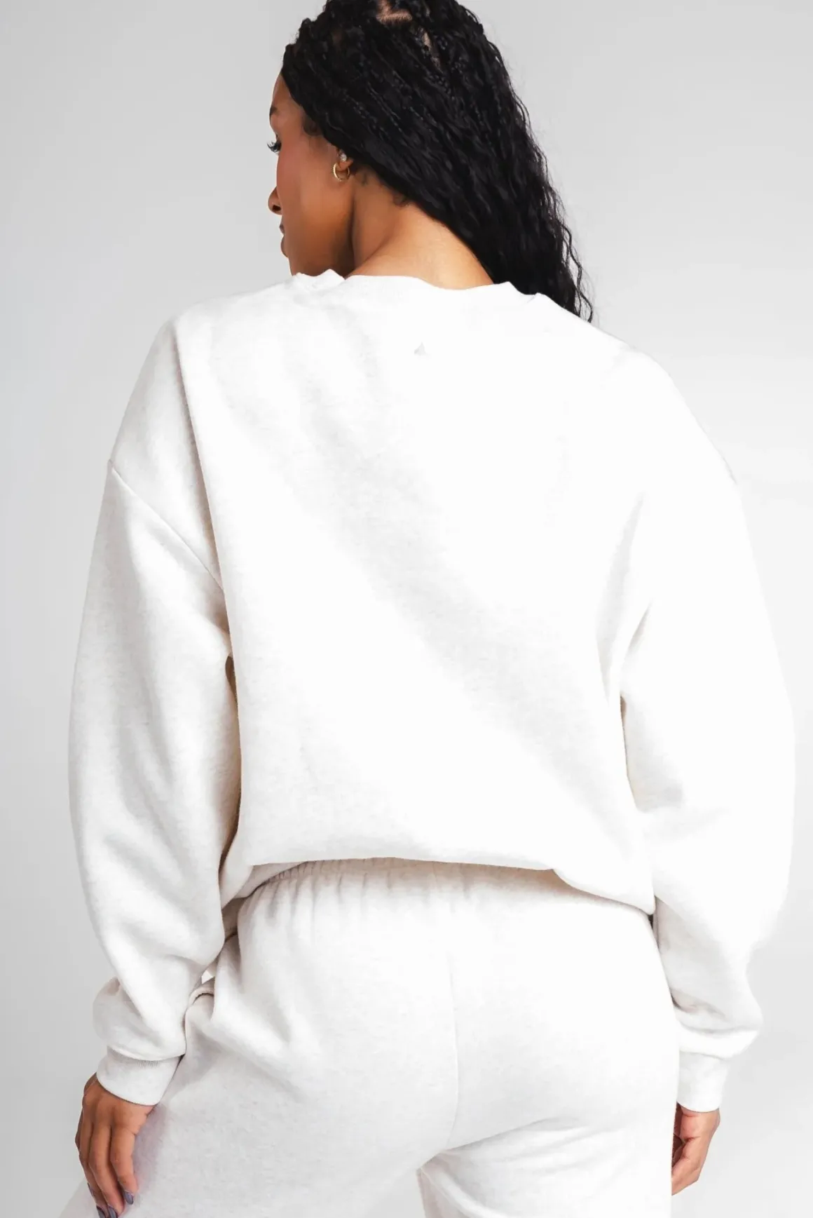 Vitality Cozy® Uni Crew - Oat Marl - Varsity