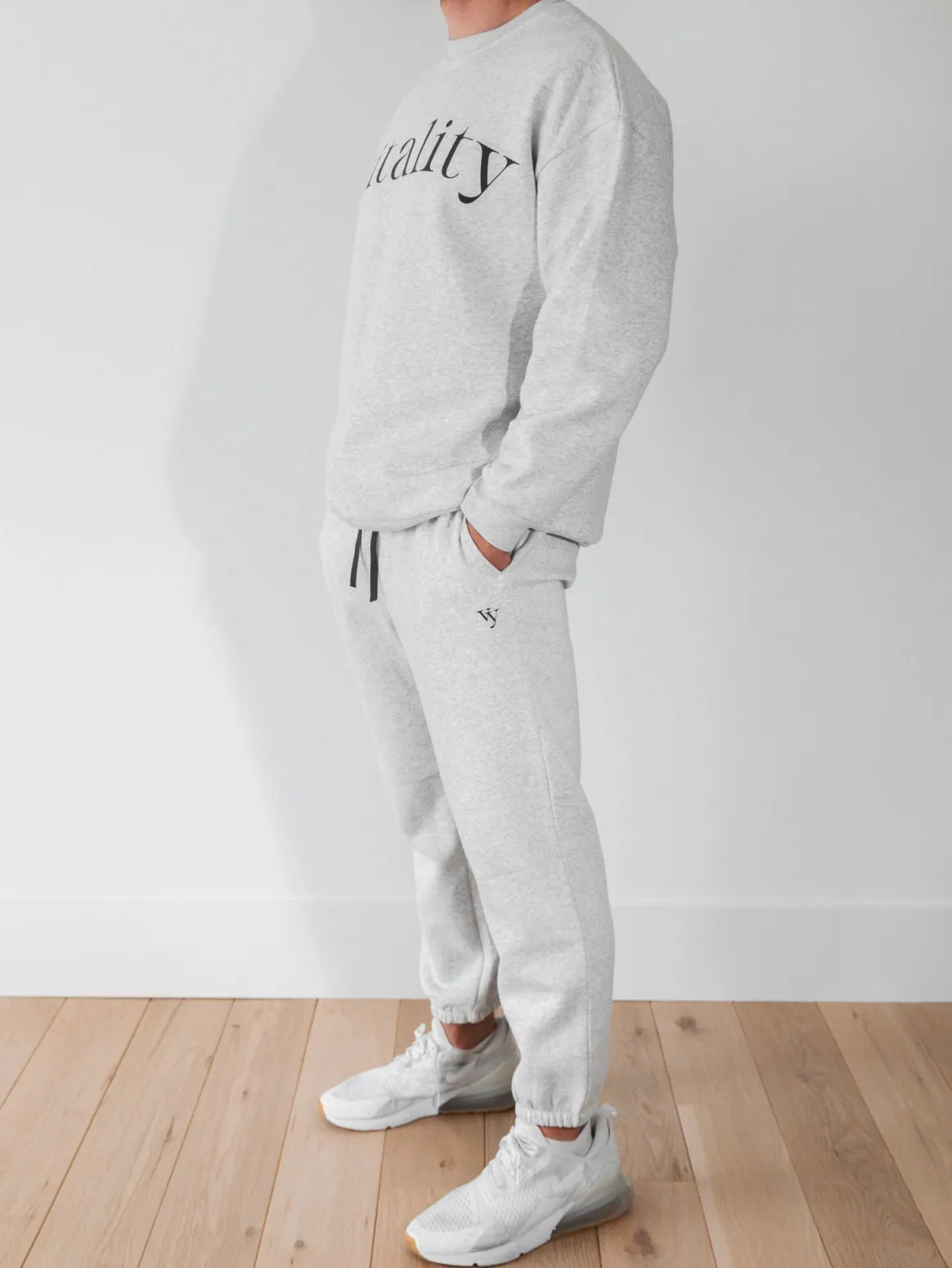Vitality Cozy® Uni Crew - Stone Marl