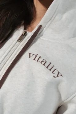 Vitality Cozy® Women's Zip - Oat Marl