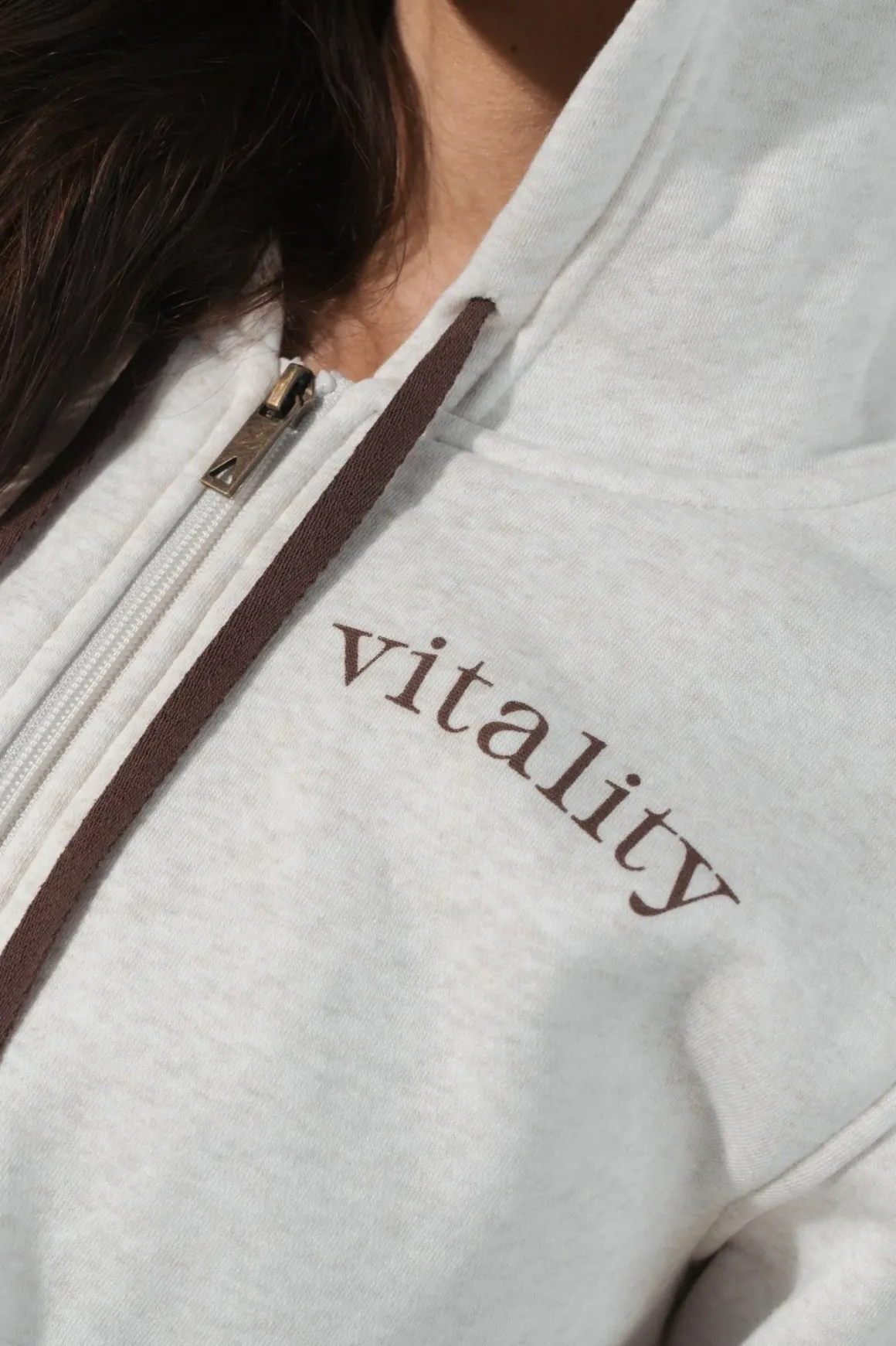 Vitality Cozy® Women's Zip - Oat Marl