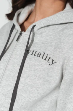 Vitality Cozy® Women's Zip - Stone Marl