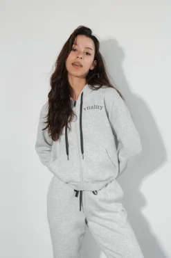 Vitality Cozy® Women's Zip - Stone Marl