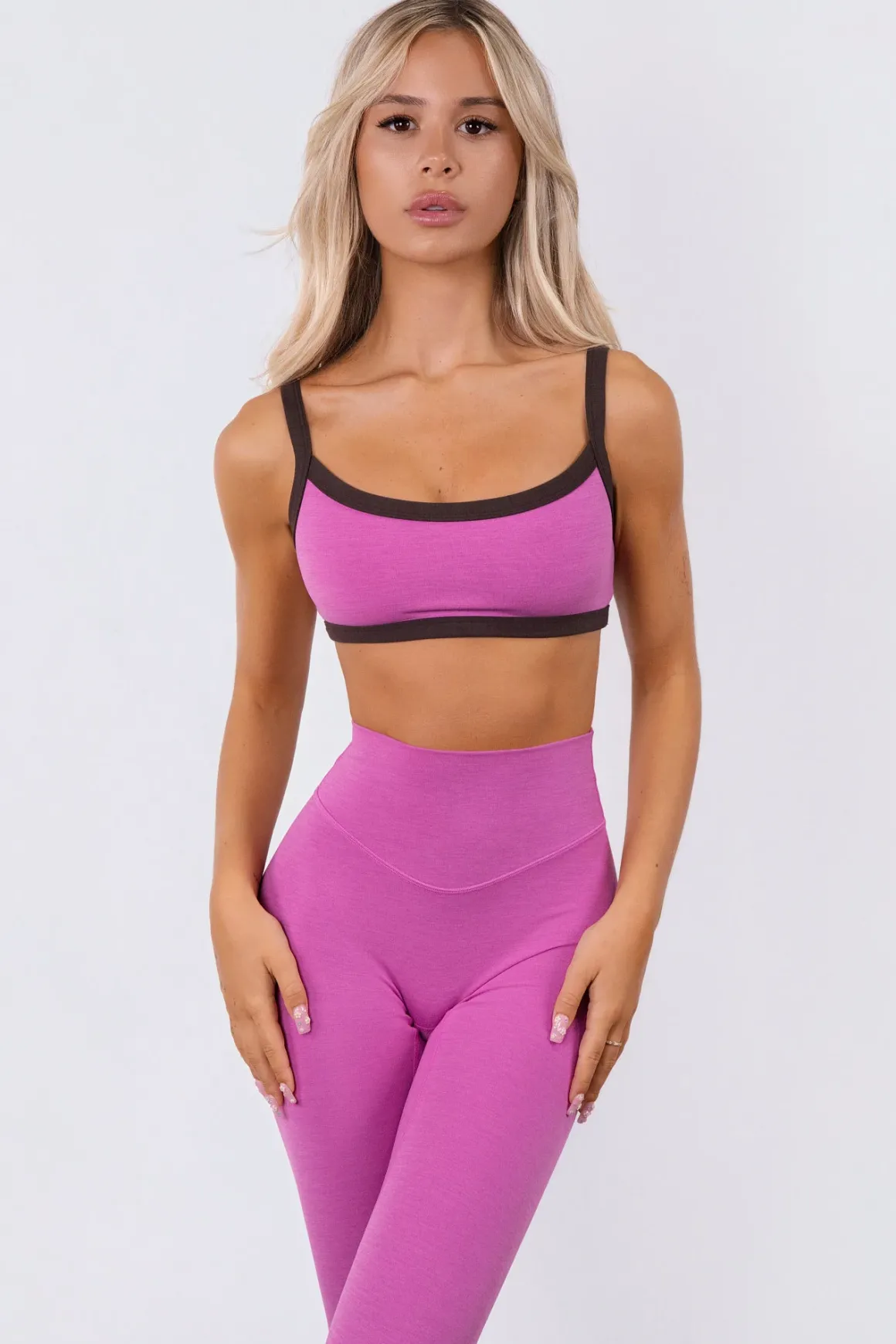 Vitality Daydream® Scoop Bra - Berry Heather