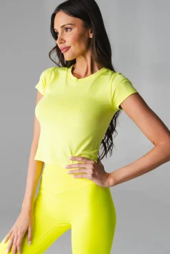 Vitality Energy® Crew Tee - Neon Yellow