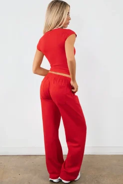 Vitality Essence Weekend Pant - Poppy