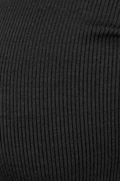 Vitality Essential Rib Scoop Top - Midnight