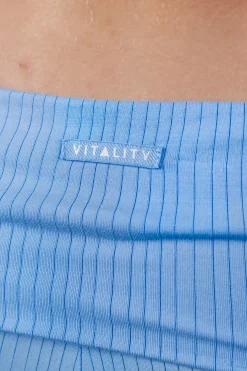 Vitality Float Rib Foldover Pant - Sky