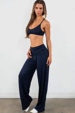 Vitality Float Rib Foldover Pant - Oxford