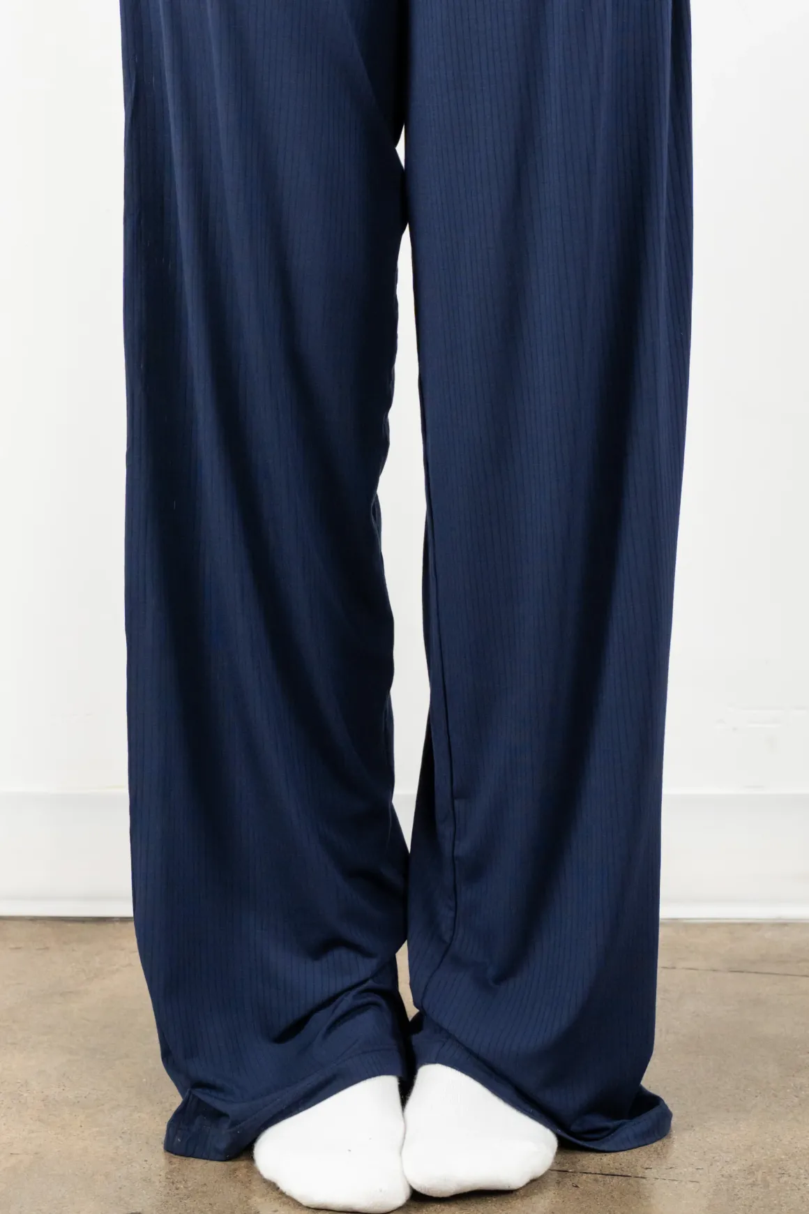 Vitality Float Rib Foldover Pant - Oxford